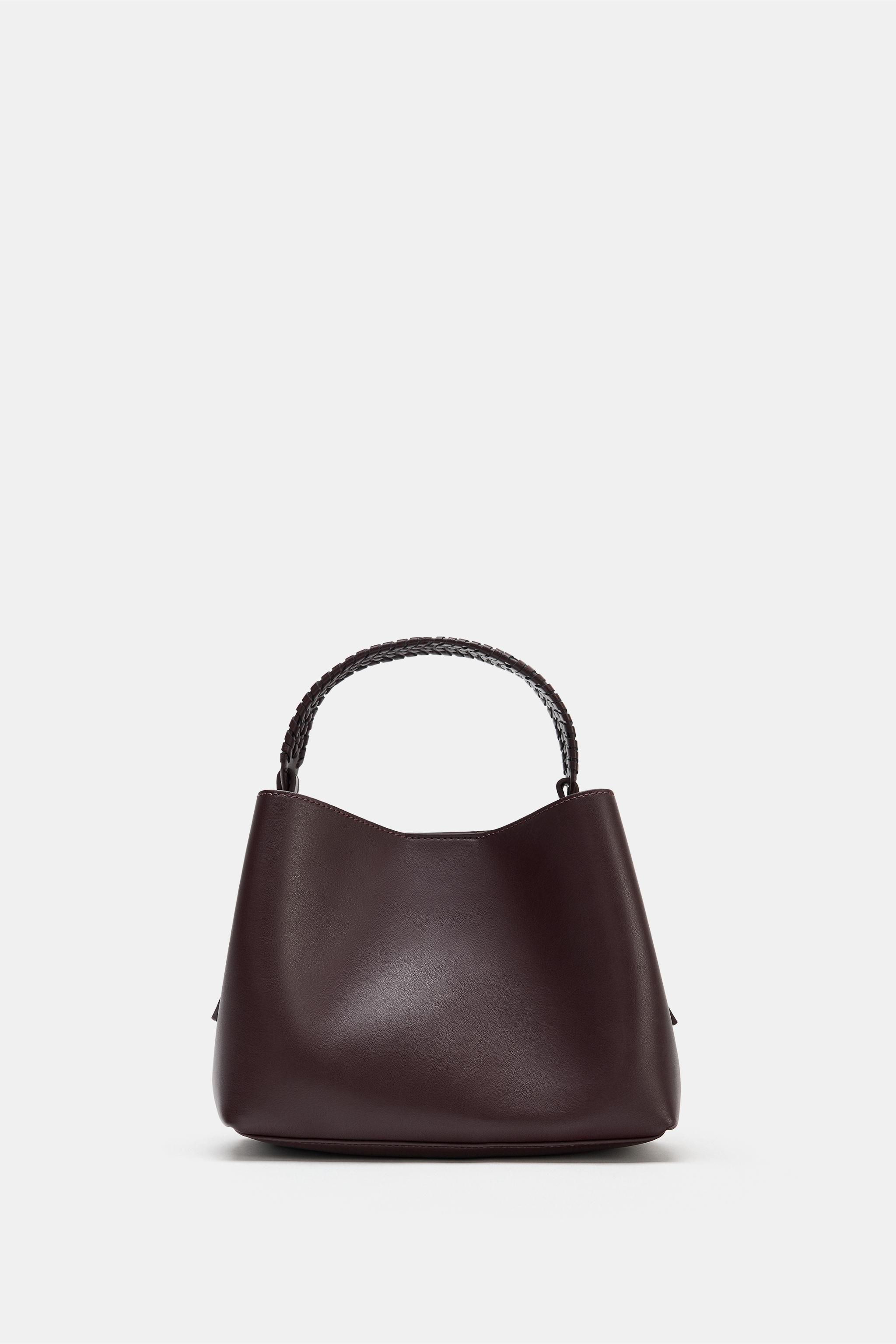 BRAIDED HANDLE HANDBAG